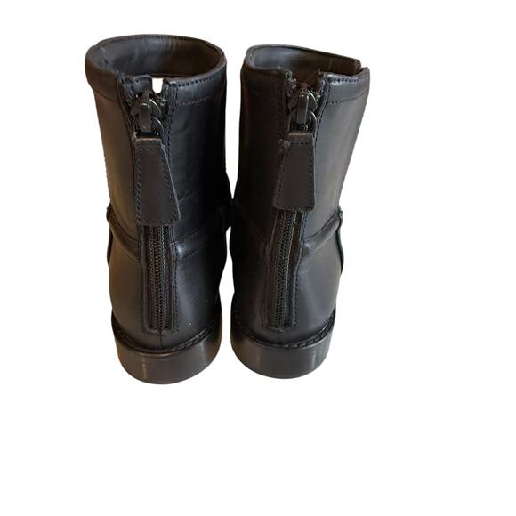 Johnston & Murphy Darby Calfskin Leather Ankle Boots Black 7 - Picture 5 of 7